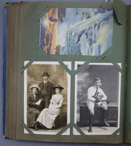 A postcard album